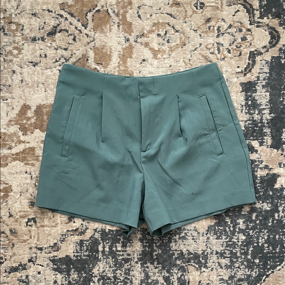 a new day High Waist Green Shorts